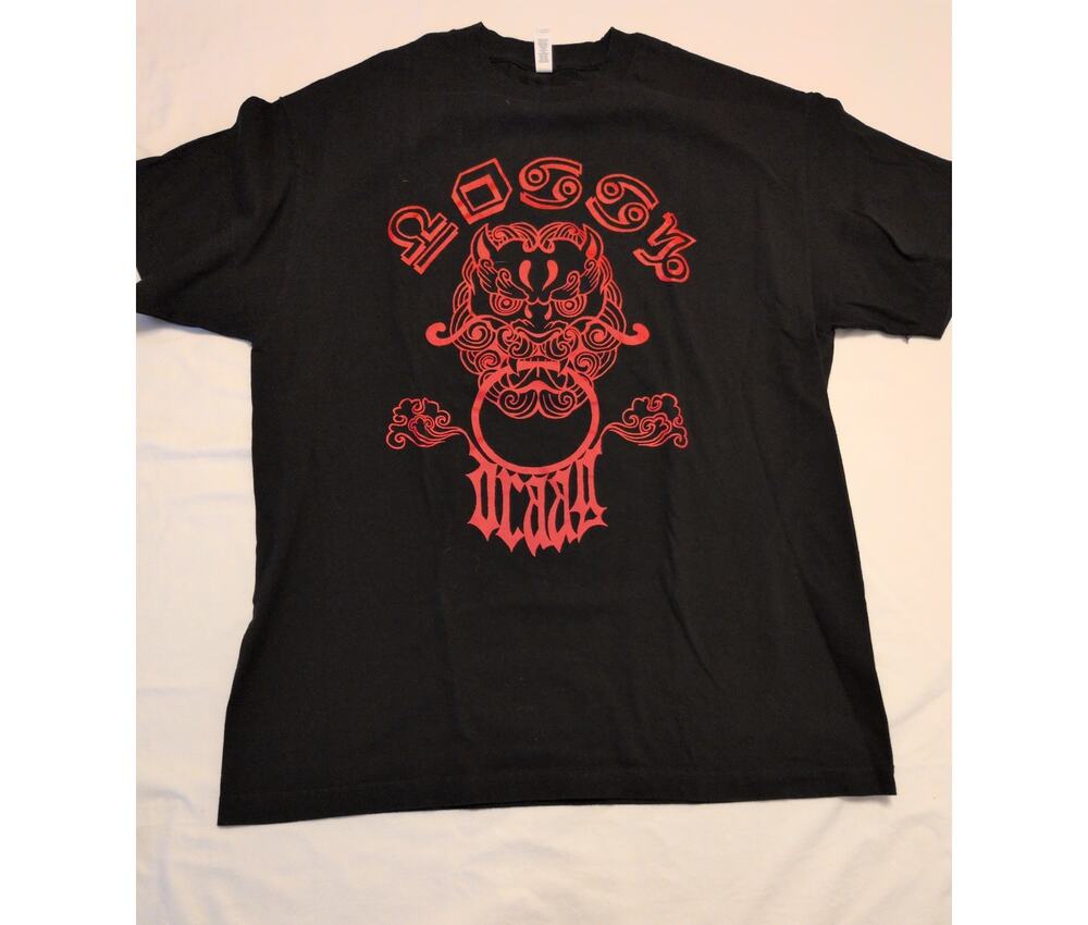 Alstyle Apparel & Activewear Classic -Black T-Shirt W/front Design
